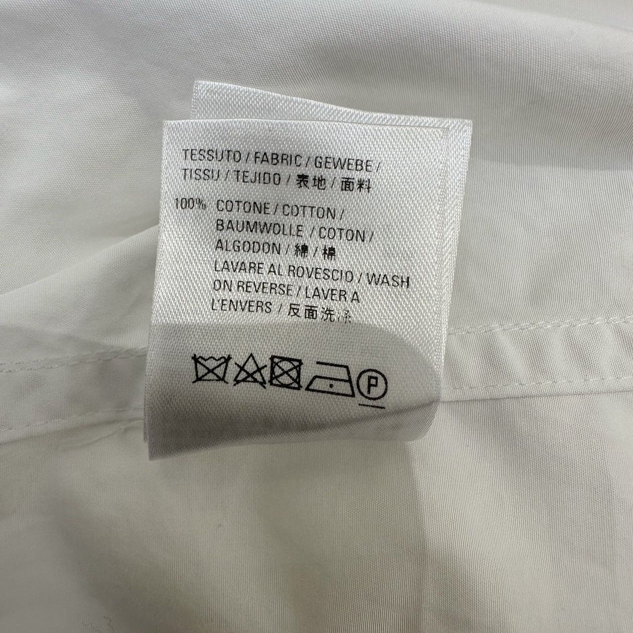 Balenciaga Balenciaga white cotton button-down short-sleeved shirt Size S / US 4 / IT 40 - 8 Thumbnail