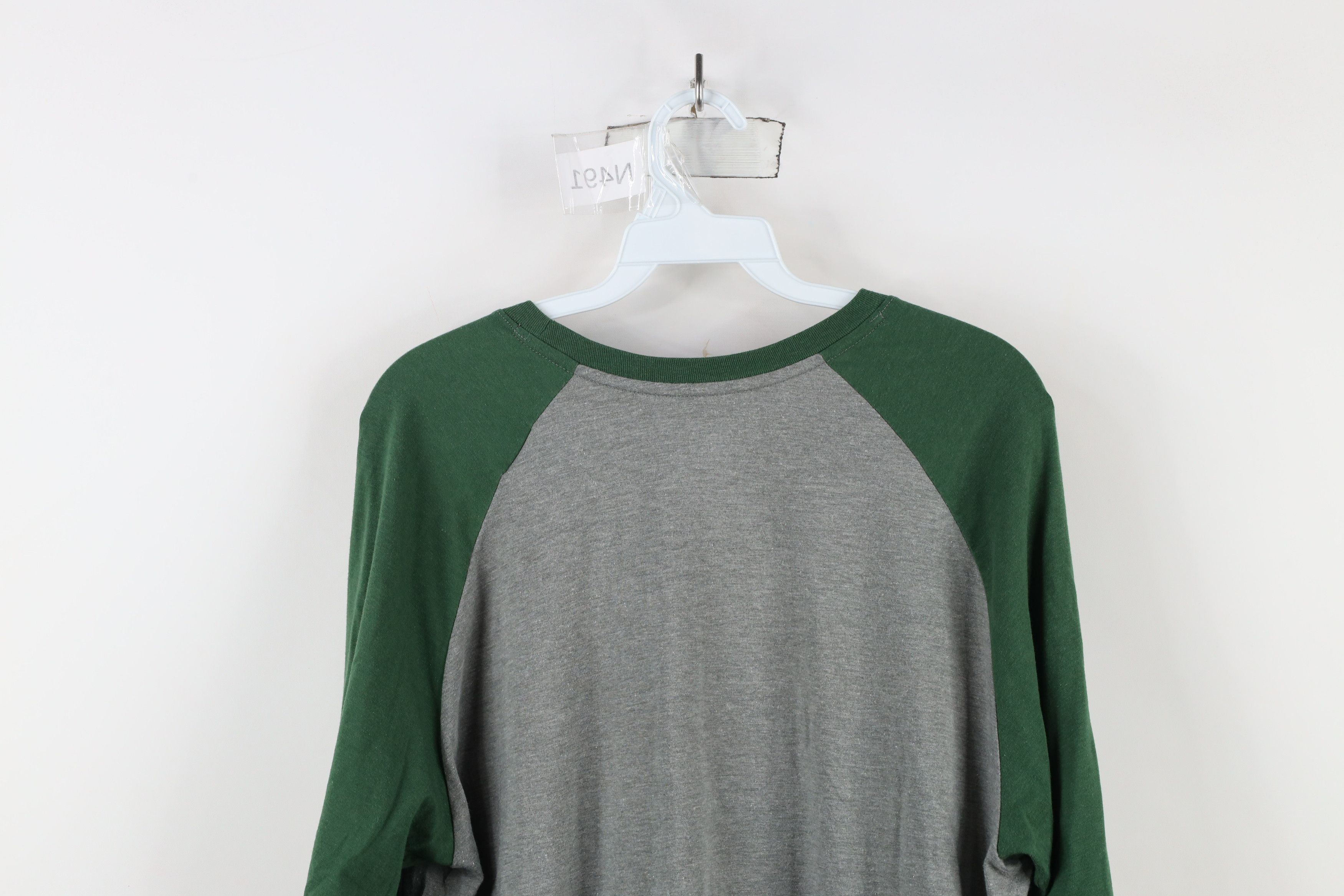 Nike × Vintage Nike Mini Swoosh Michigan State University Raglan T-Shirt Size US L / EU 52-54 / 3 - 9 Thumbnail