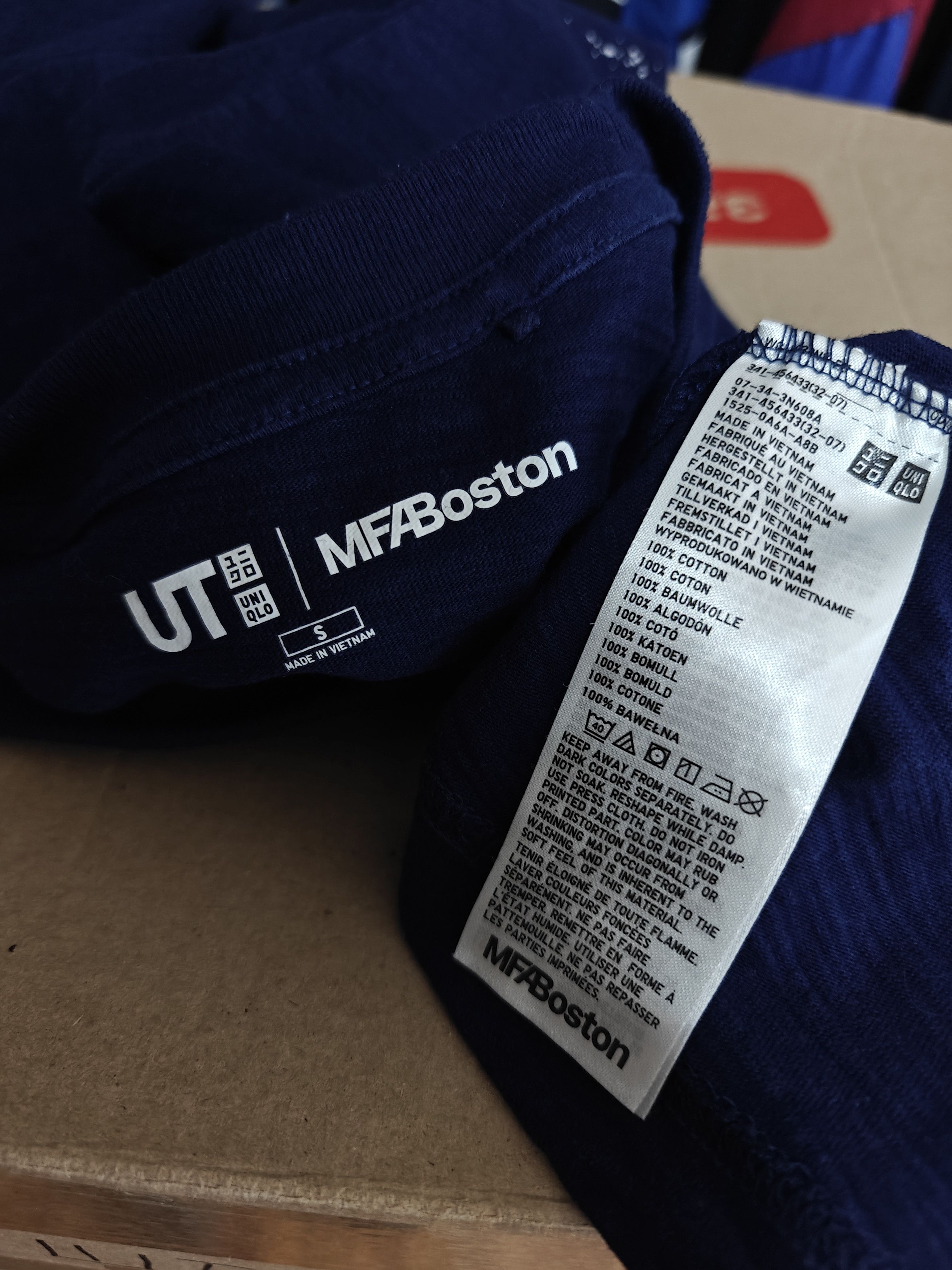 Uniqlo Uniqlo x MFABoston T-Shirt Print Blue size S Size US S / EU 44-46 / 1 - 8 Thumbnail