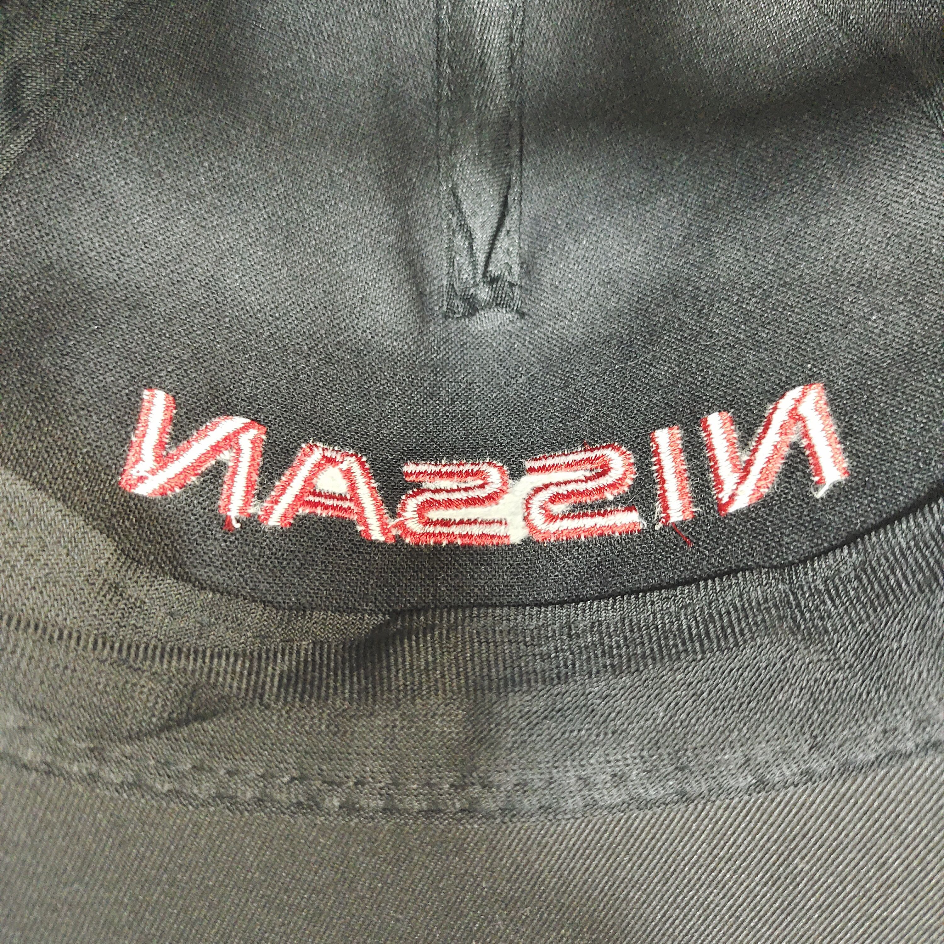 Vintage VINTAGE NISSAN RED DEALER STAFF CAP BLACK RED EMBROIDERY JDM Size ONE SIZE - 7 Thumbnail