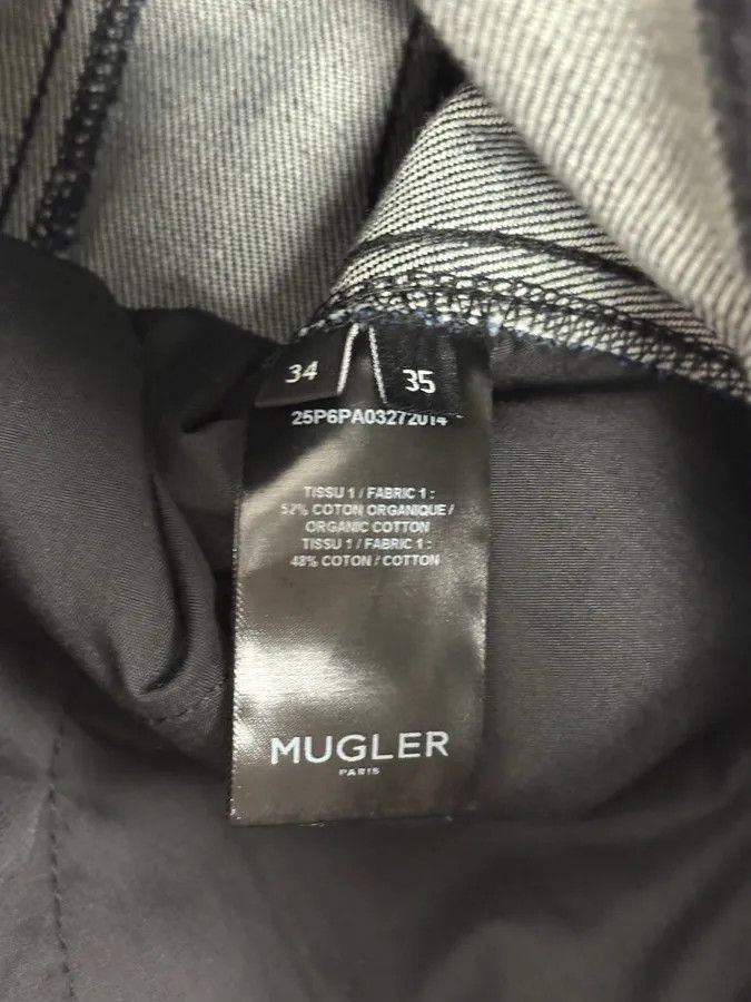 Mugler AW2025 Mugler Spiral Baggy Raw Blue Jeans Size US 34 / EU 50 - 12 Thumbnail