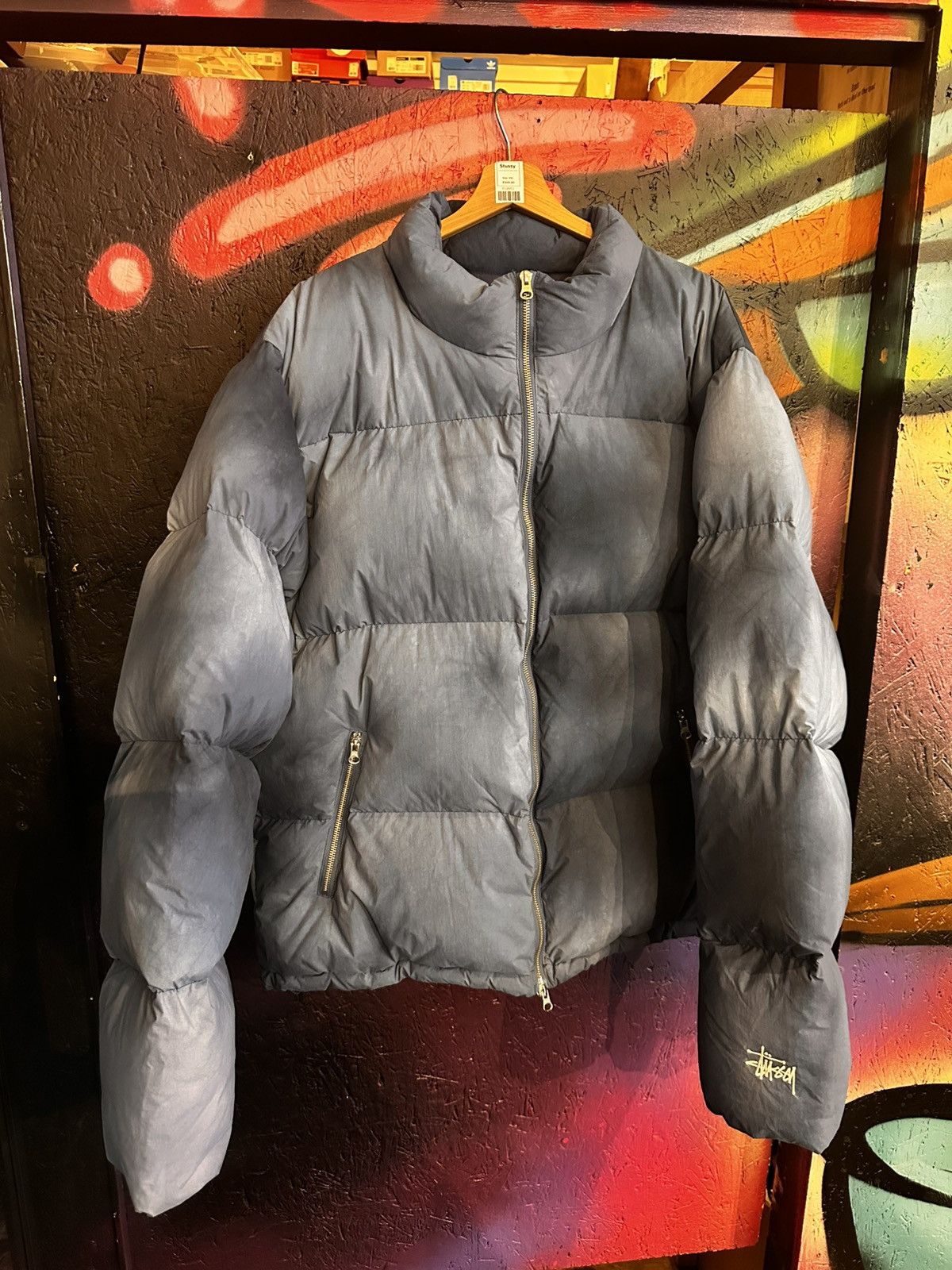 Stussy Stussy Recycled Nylon Down Puffer wash blue Size US XXL / EU 58 / 5 - 1 Thumbnail