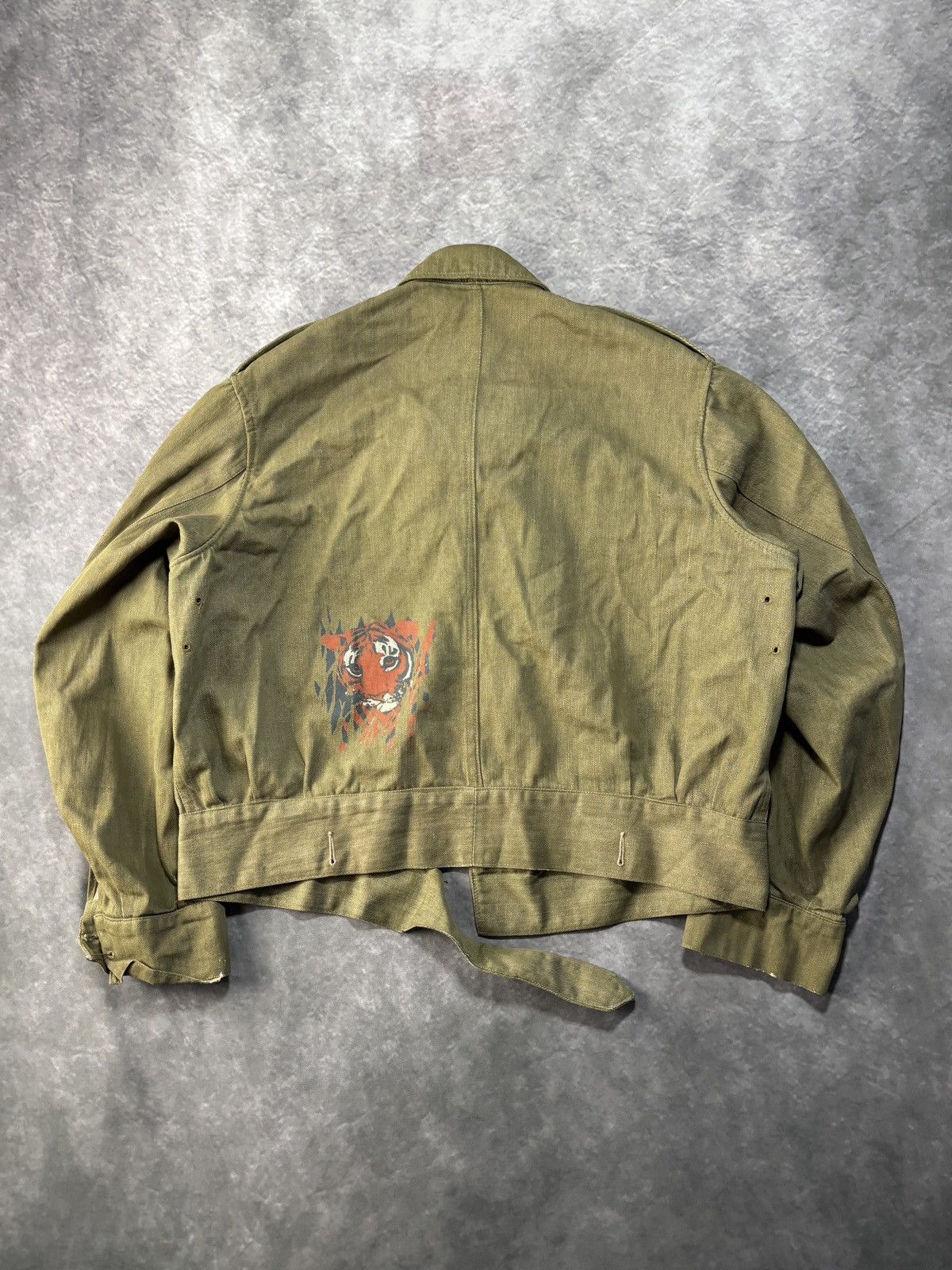 1950s British Army Battledress Jacket WW2 Vintage Short Coat