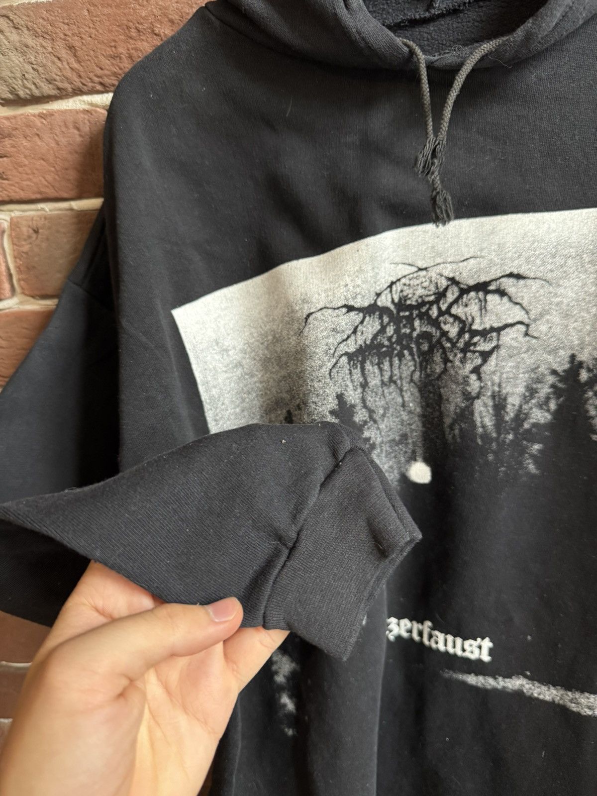 Band Tees Rare 90s DARKTHRONE Panzerfaust Vintage Band Metal Hoodie Size US XL / EU 56 / 4 - 6 Thumbnail