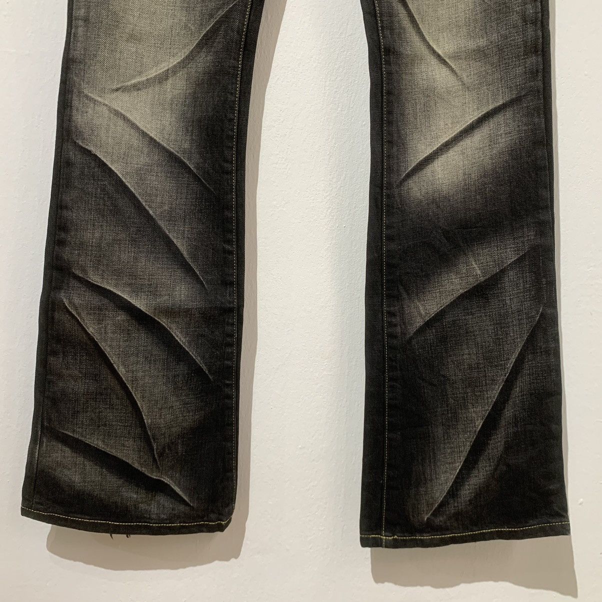 Tornado Mart deadstock Army oh no! claw marks flared jeans 🔥 Size US 30 / EU 46 - 2 Thumbnail