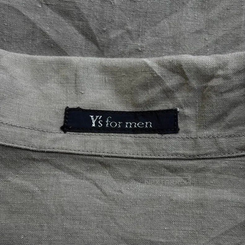 Yohji Yamamoto Yohji Yamamoto size os 90s Open Thread Neck Linen Shirt Size US M / EU 48-50 / 2 - 5 Thumbnail