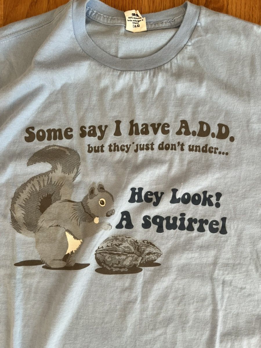 Vintage Vintage 2000s Joke Squirrel T-Shirt Size Medium Size US M / EU 48-50 / 2 - 2 Thumbnail
