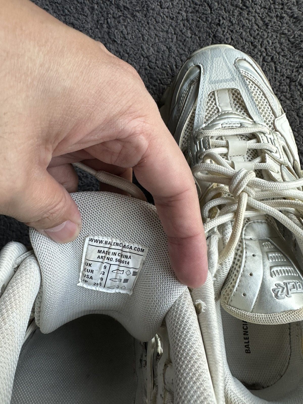 Balenciaga Balenciaga Track V2 Used 8/10 Size 43 Size US 10 / EU 43 - 6 Thumbnail