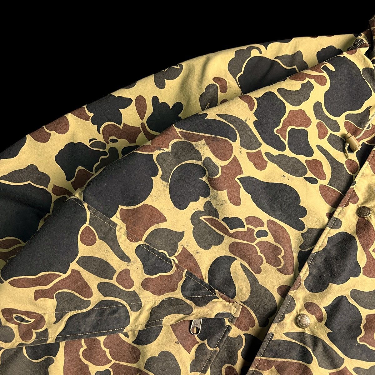 Goretex Vintage 80s 10X Duck Camo Gore-Tex Hunting Shooting Jacket Size US L / EU 52-54 / 3 - 3 Thumbnail