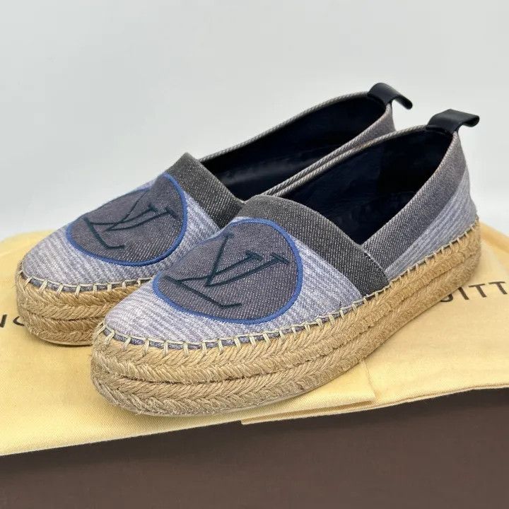 Louis Vuitton Louis Vuitton Classic Logo Low-top Fisherman Shoes 0079 Size US 6 / IT 36 - 1 Thumbnail