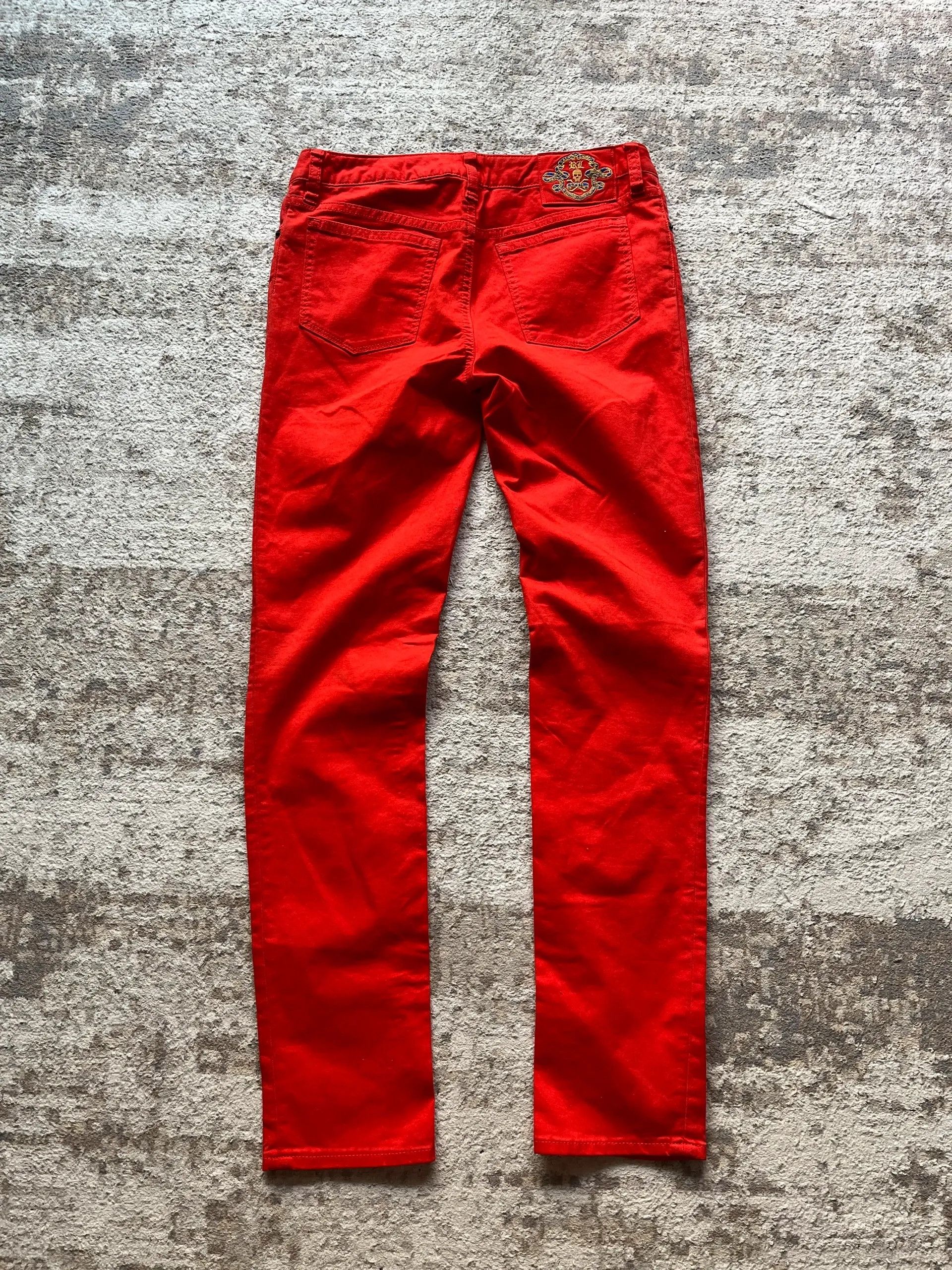 Polo Ralph Lauren Polo Ralph Lauren Bowery Skinny Sz 16 / XS Red Jeans Size 24" / US 00 / IT 34 - 2 Thumbnail