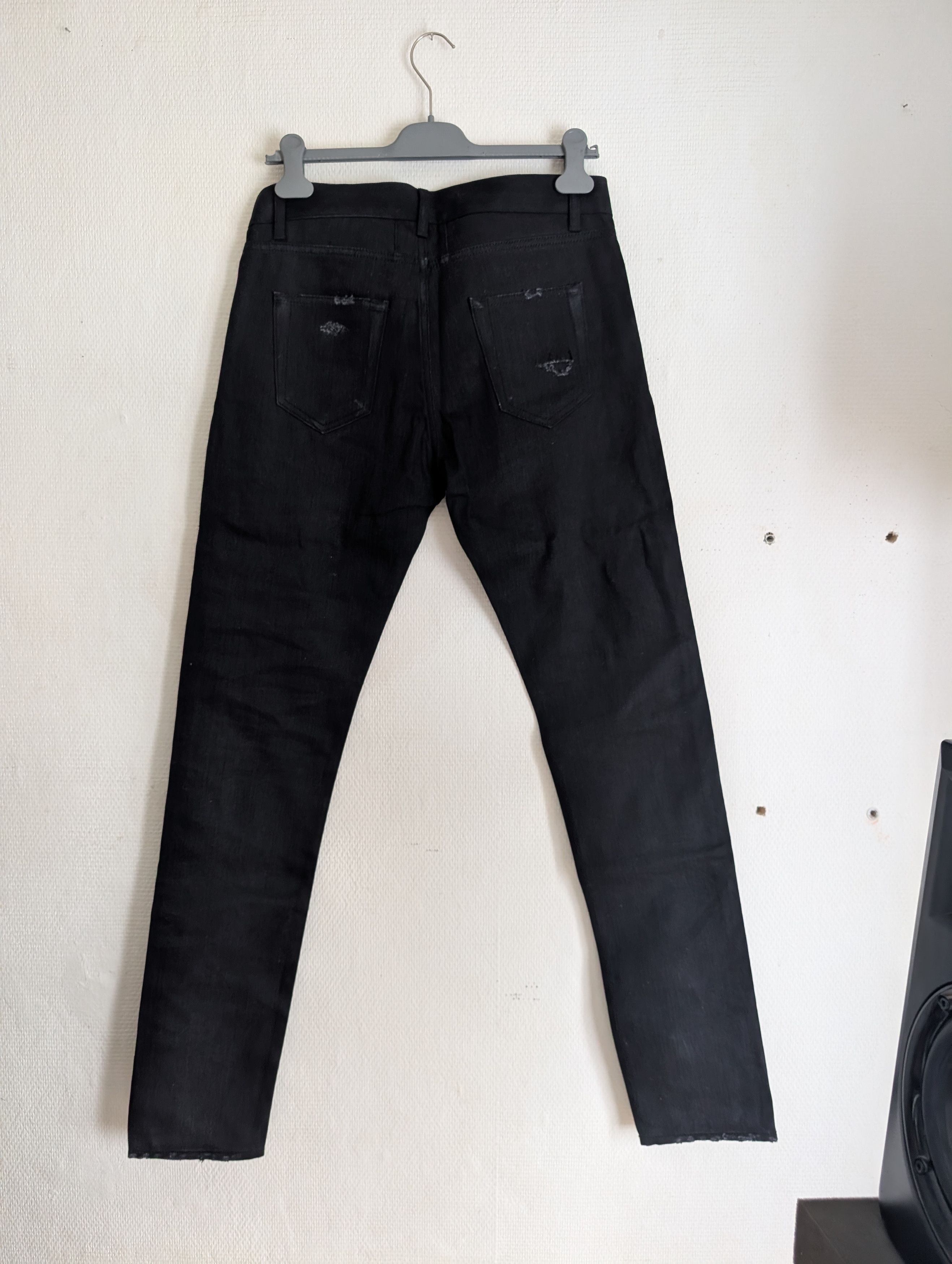 Saint Laurent Paris Saint Laurent SS15 D02 Crash Denim by Hedi Slimane Size US 31 - 11 Thumbnail