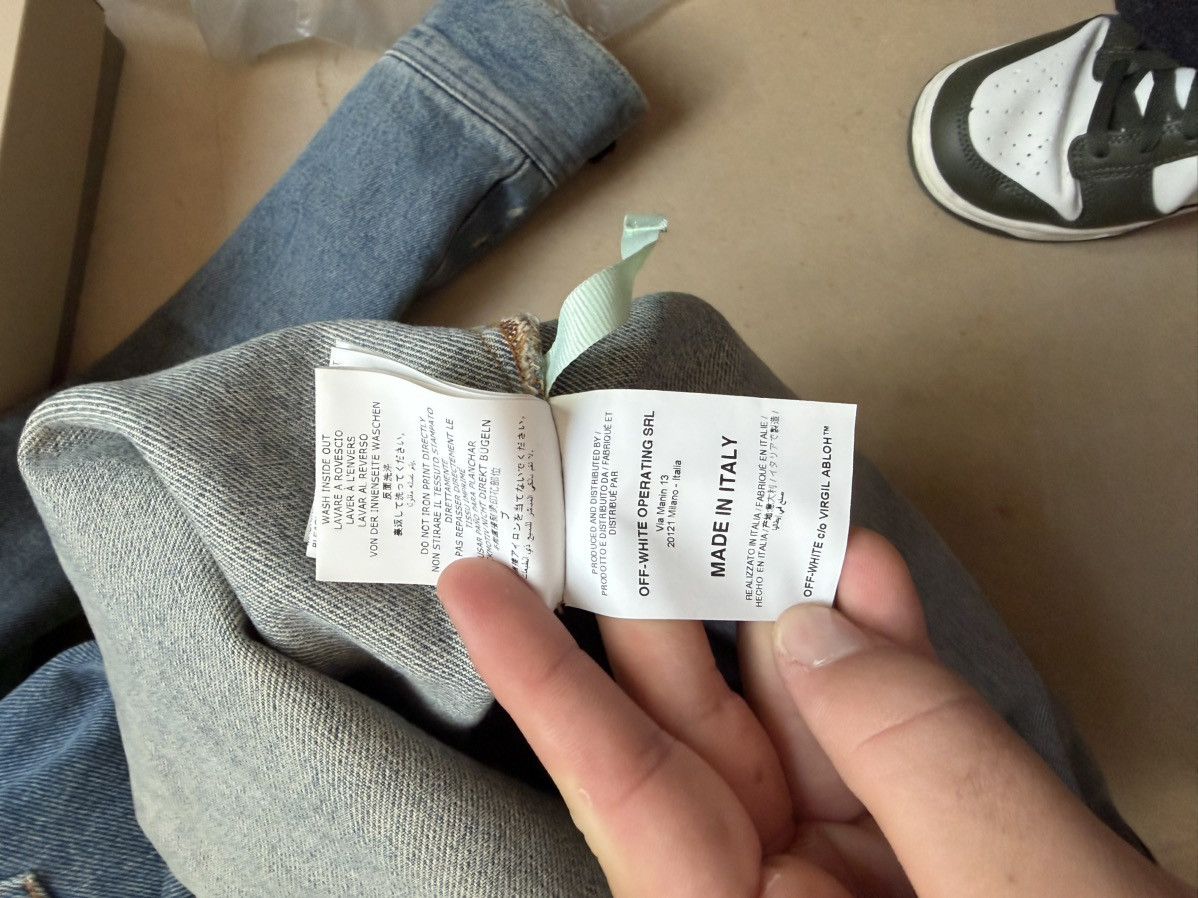 Off-White Off White Gradient Denim Jacket Size US S / EU 44-46 / 1 - 13 Thumbnail