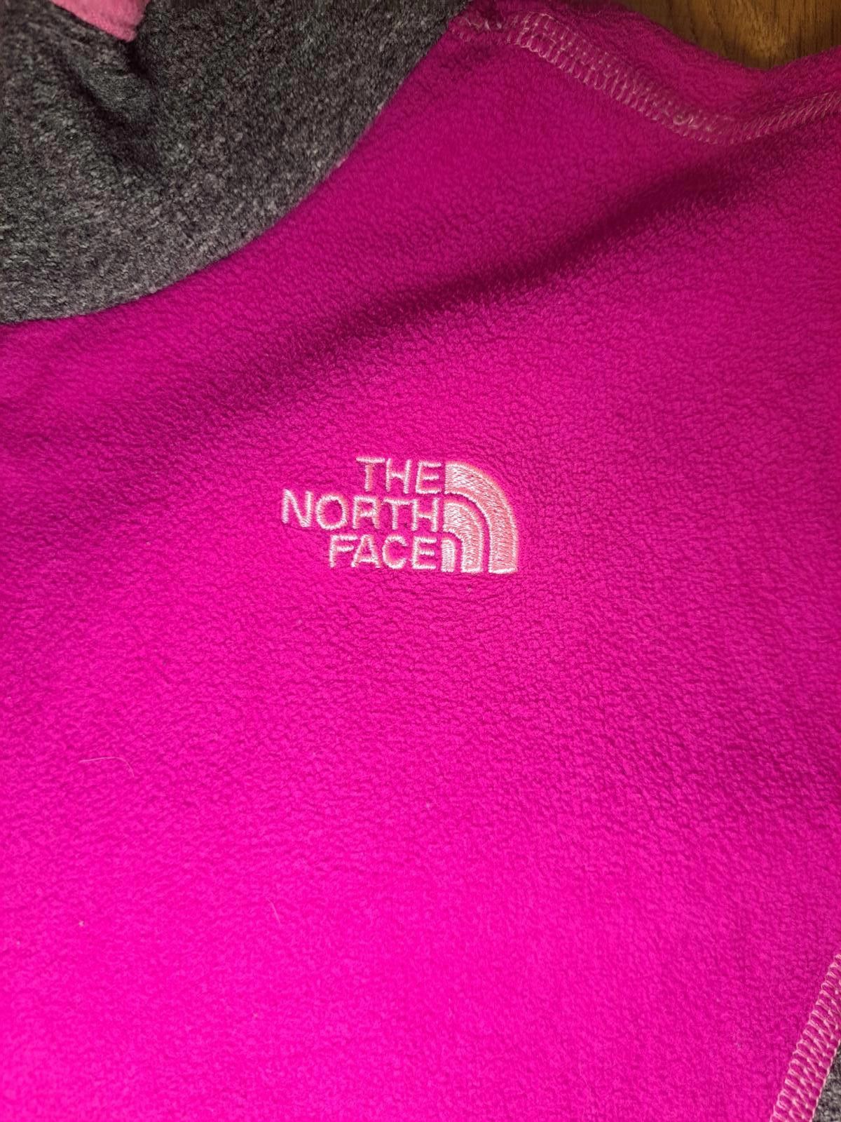 The North Face The North Face Quarter Zip Pullover Sweater Girls XL Pink Size XL / US 12-14 / IT 48-50 - 2 Thumbnail