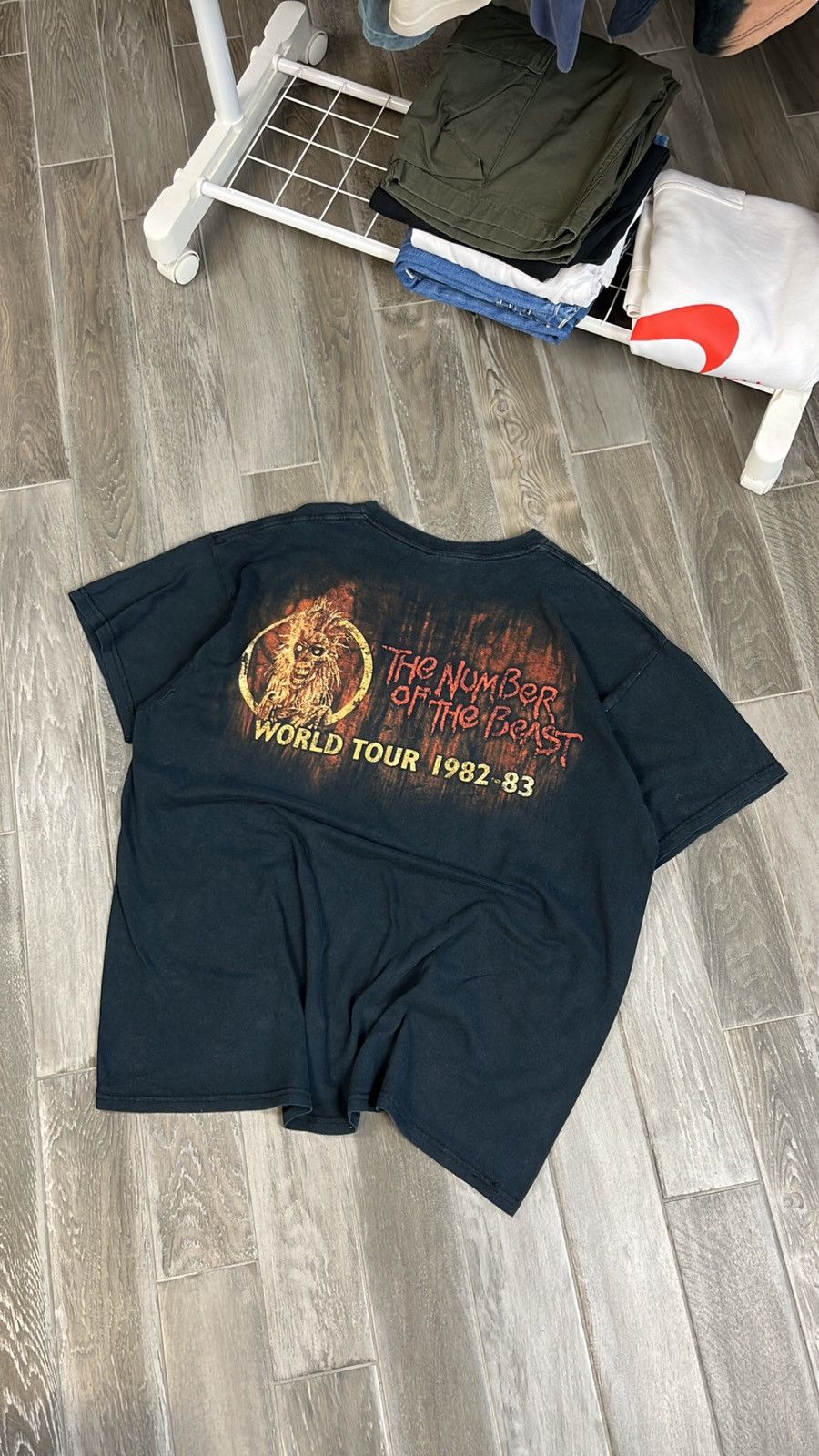 Gildan × Iron Maiden × Vintage Rare❗️Vintage 00s Iron Maiden Gildan World Tour 1982-83 tee Size US L / EU 52-54 / 3 - 4 Thumbnail