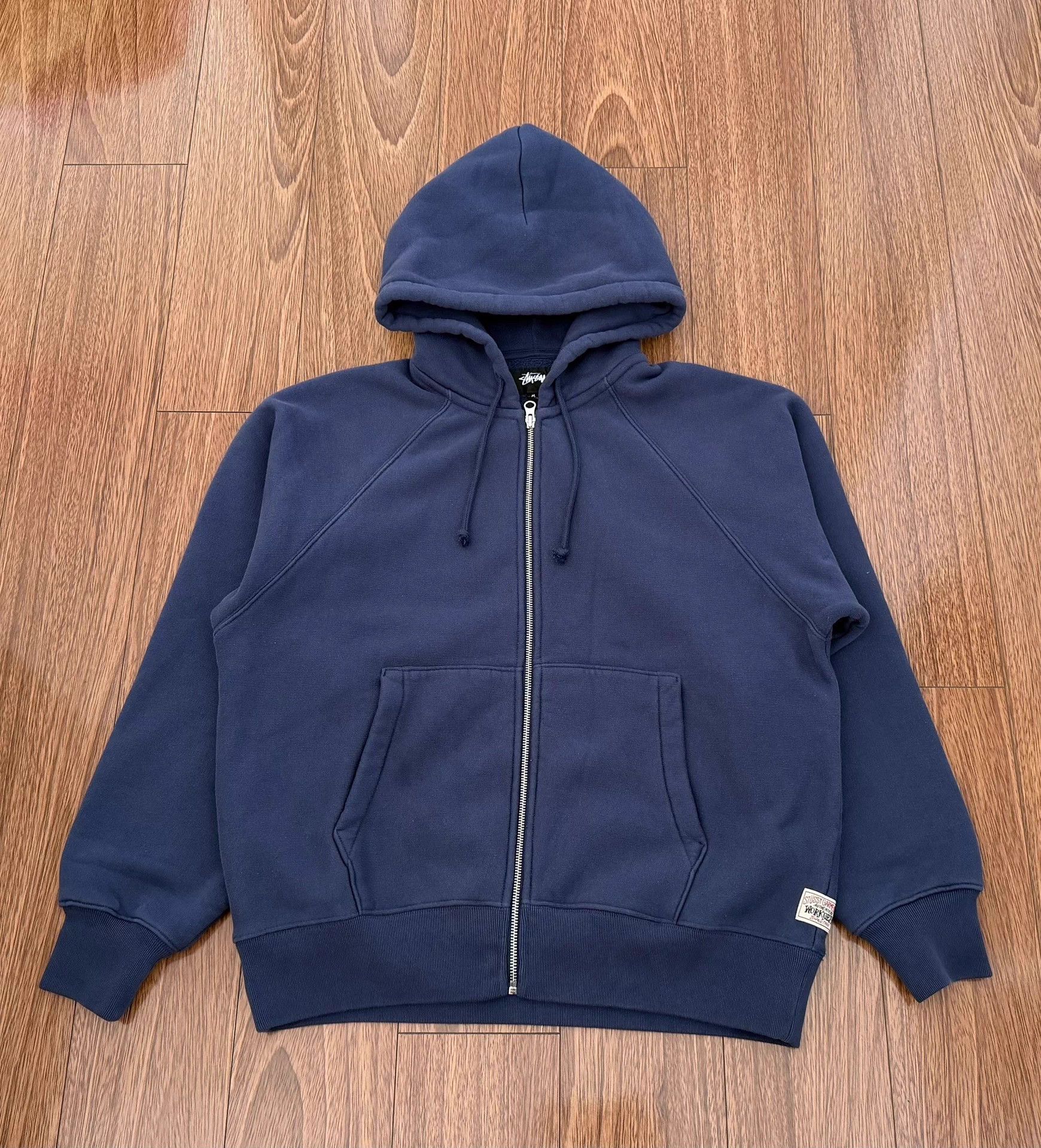 Stussy STUSSY Fleece Relaxed Zip Hoodie Worn 2x M Size M / US 6-8 / IT 42-44 - 1 Thumbnail