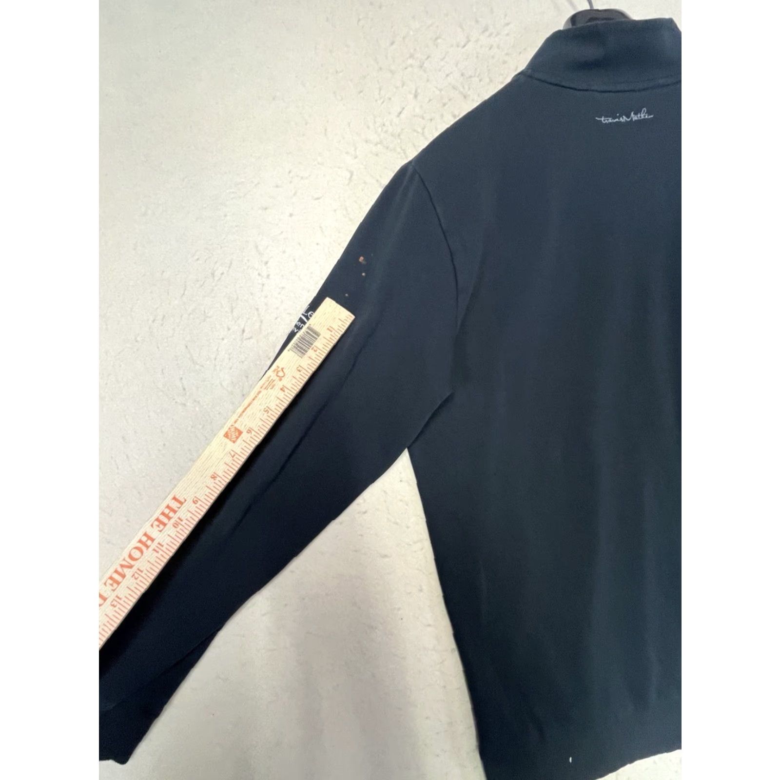 TravisMathew Travis Mathew Golf Hoodie Black 1/4 Zip Pullover Men M Size Arm Logo Pic Shirt Size US M / EU 48-50 / 2 - 7 Thumbnail