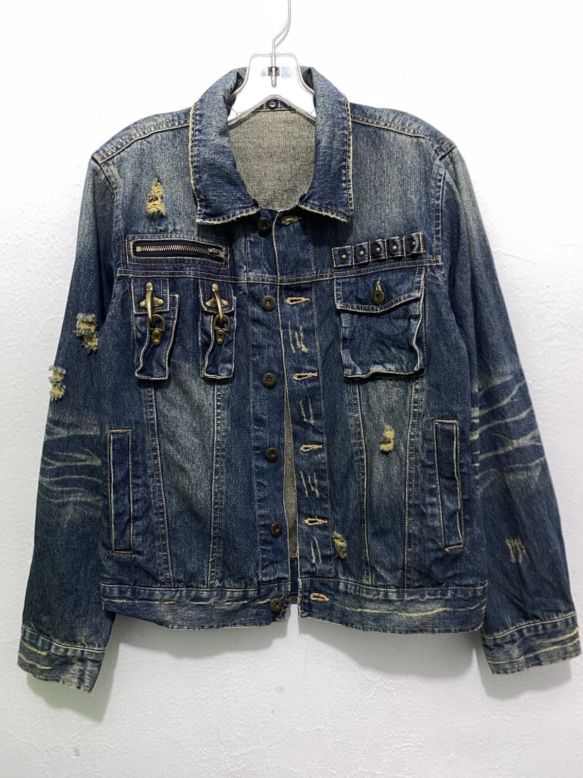 In The Attic In the attic denim utility jacket Size US M / EU 48-50 / 2 - 1 Thumbnail