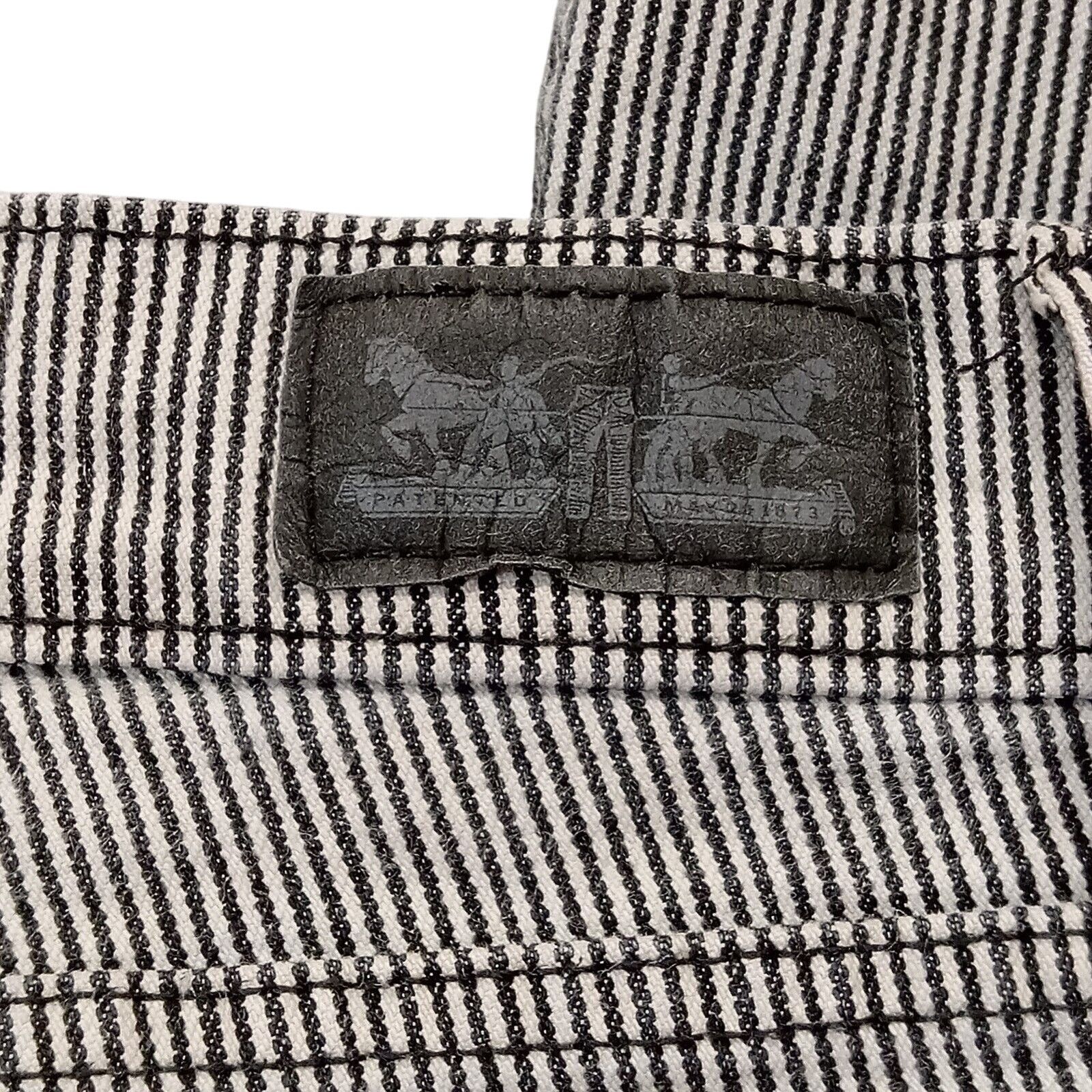 Levi's Levi's 524 Jeans 32 X 32 Women's Skinny Pinstripe Denim Size 32" / US 10 / IT 46 - 7 Thumbnail