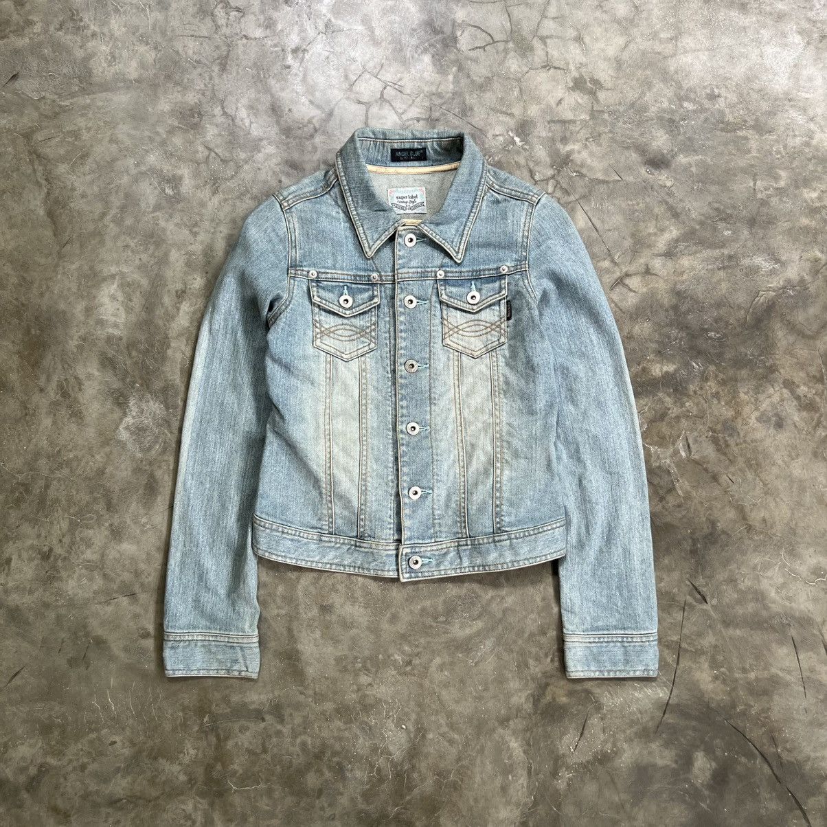Hysteric Glamour 2000s Angle Blue Super Label Denim Jacket Size US XS / EU 42 / 0 - 2 Thumbnail