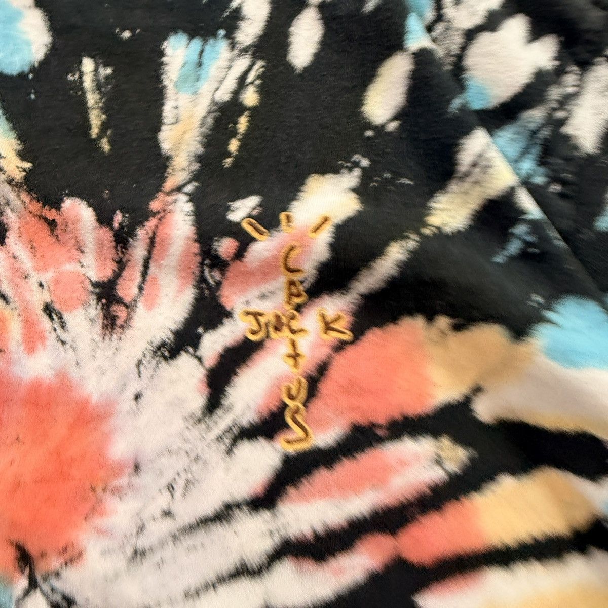 Travis Scott Travis Scott Highest in the Room Astroworld Era Tie-Dye Tee Size US L / EU 52-54 / 3 - 4 Thumbnail