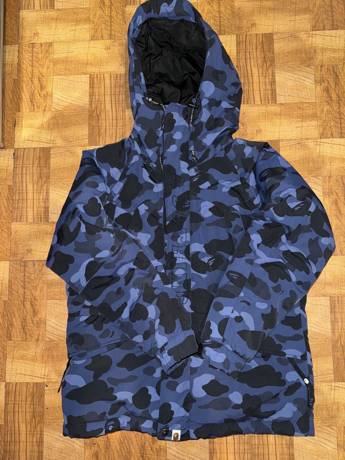 Bape × Carhartt × Nigo BAPE × Carhartt N-3B Jacket black camo a bathing ape  NIGO | Grailed