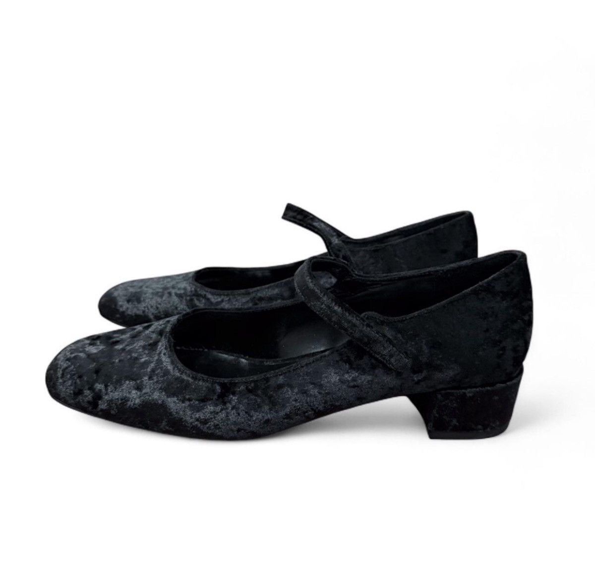 By Far By Far black velvet flats Size US 8 / IT 38 - 6 Thumbnail