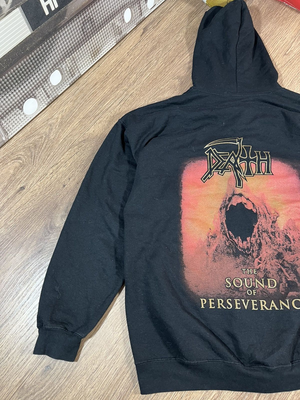 Vintage DEATH Band The Sound Of Perseverance Zip-Up Hoodie Size US XL / EU 56 / 4 - 6 Thumbnail