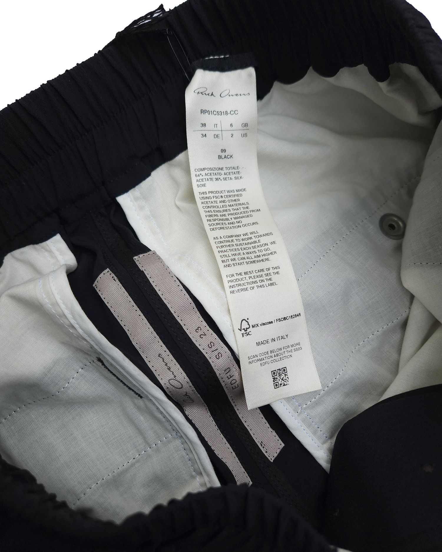 Rick Owens Rick Owens "Edfu" Cropped Track Trousers Size 26" / US 2 / IT 38 - 6 Thumbnail