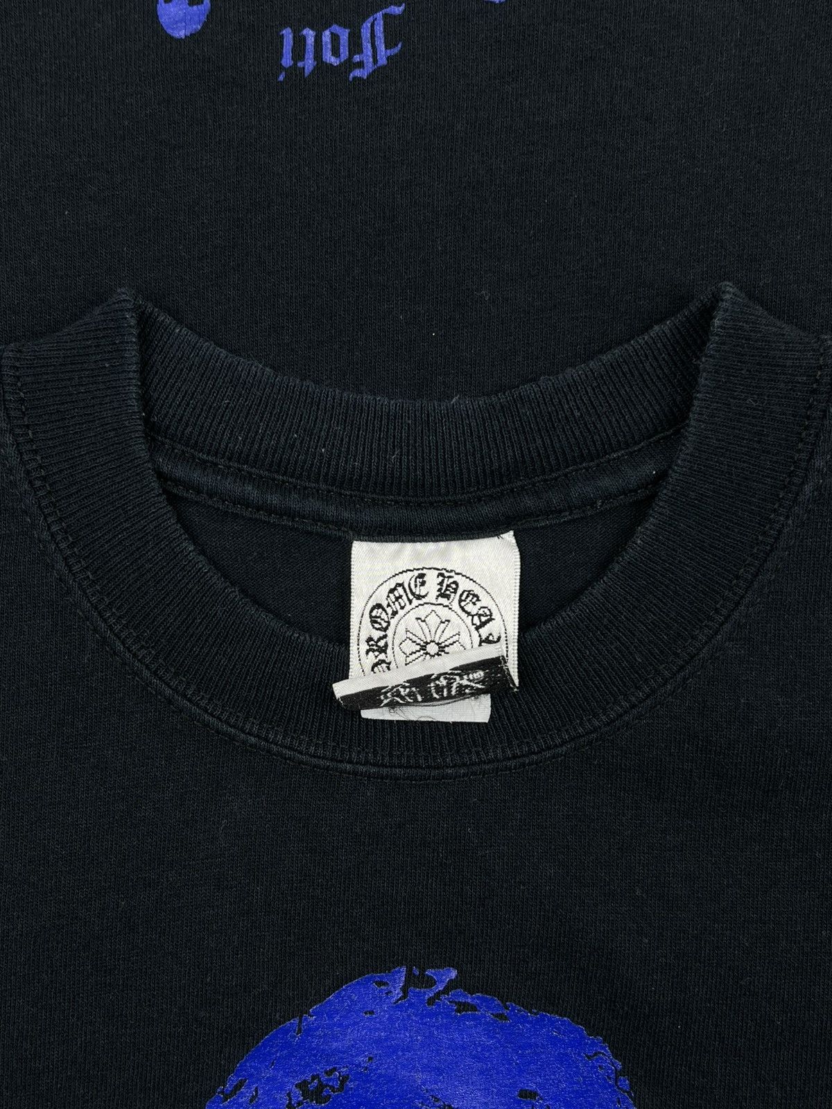 Chrome Hearts Chrome Hearts Vintage Blue Foti Skull Baby Cropped Tshirt Size M / US 6-8 / IT 42-44 - 5 Thumbnail