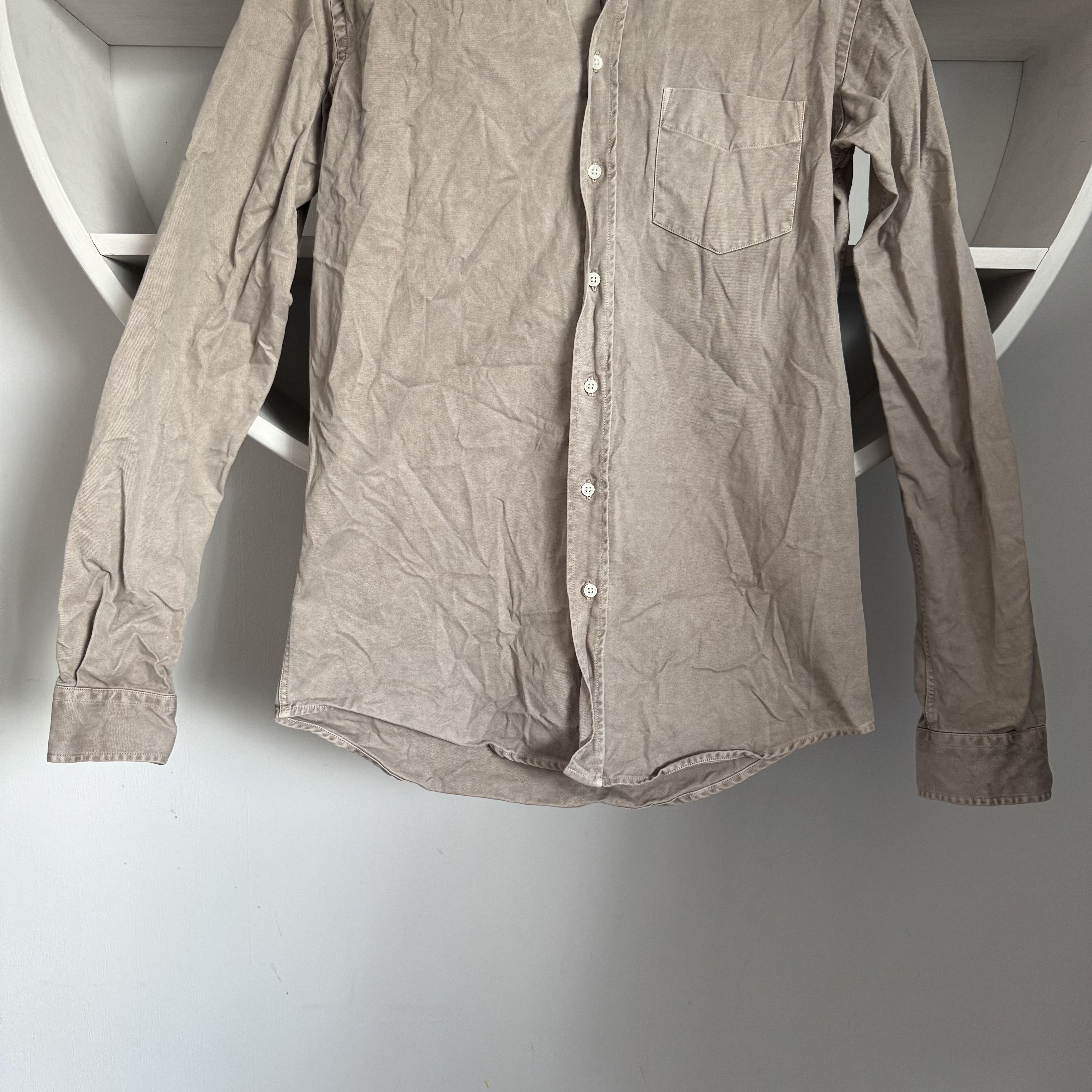 Japanese Brand × Schnaydermans SCHNAYDERMAN'S Cotton Casual Rare Long Sleeve Shirt Size US S / EU 44-46 / 1 - 5 Thumbnail