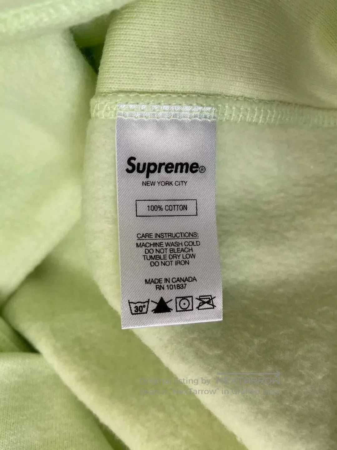 Supreme supreme pale lime box logo hooded sweatshirt. Size US M / EU 48-50 / 2 - 5 Thumbnail