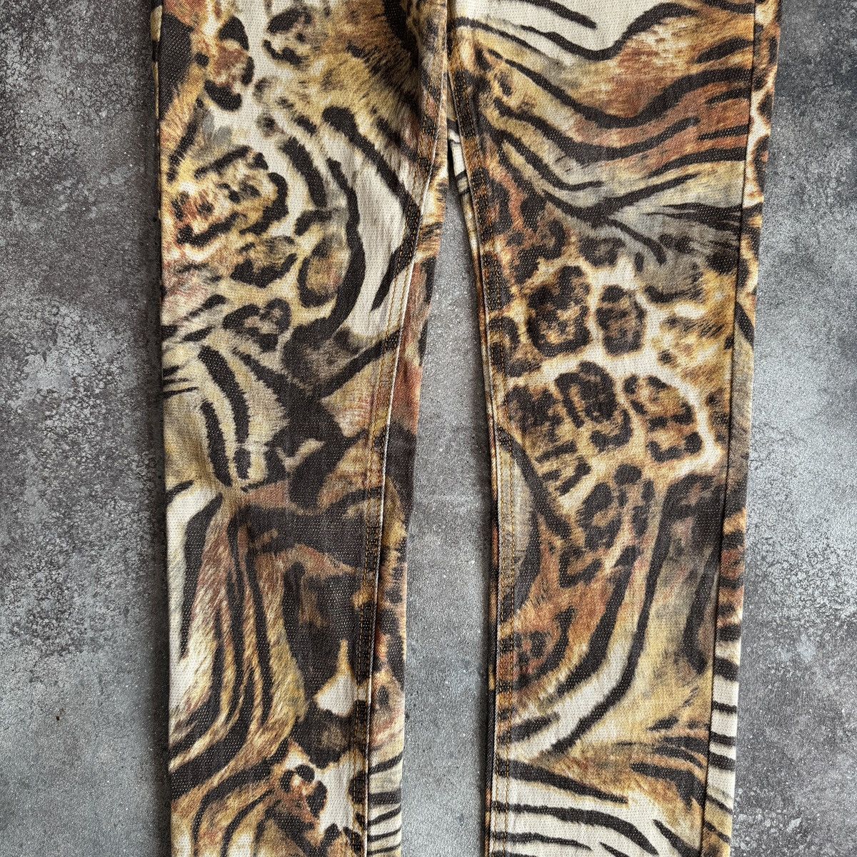 Roberto Cavalli Roberto Cavalli Vintage Y2K Tiger Print Iconic Pants Size 27" / US 4 / IT 40 - 6 Thumbnail