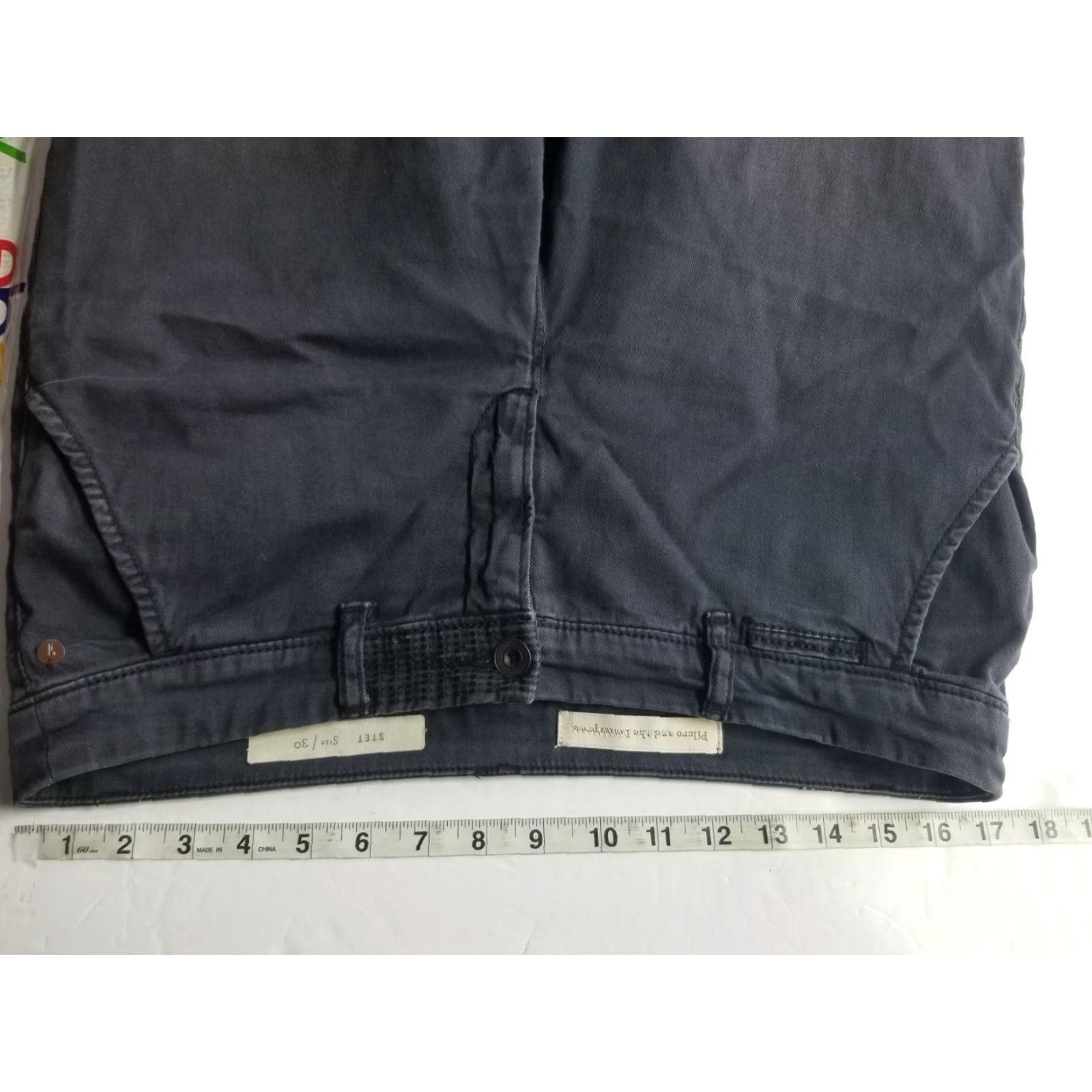 Vintage Pilcro Pilcro Stet Gray Bootcut Pants 30 Women Regular Inseam 26" Knit Cotton Blend Front Flat Mid Rise Size 30" / US 8 / IT 44 - 3 Thumbnail