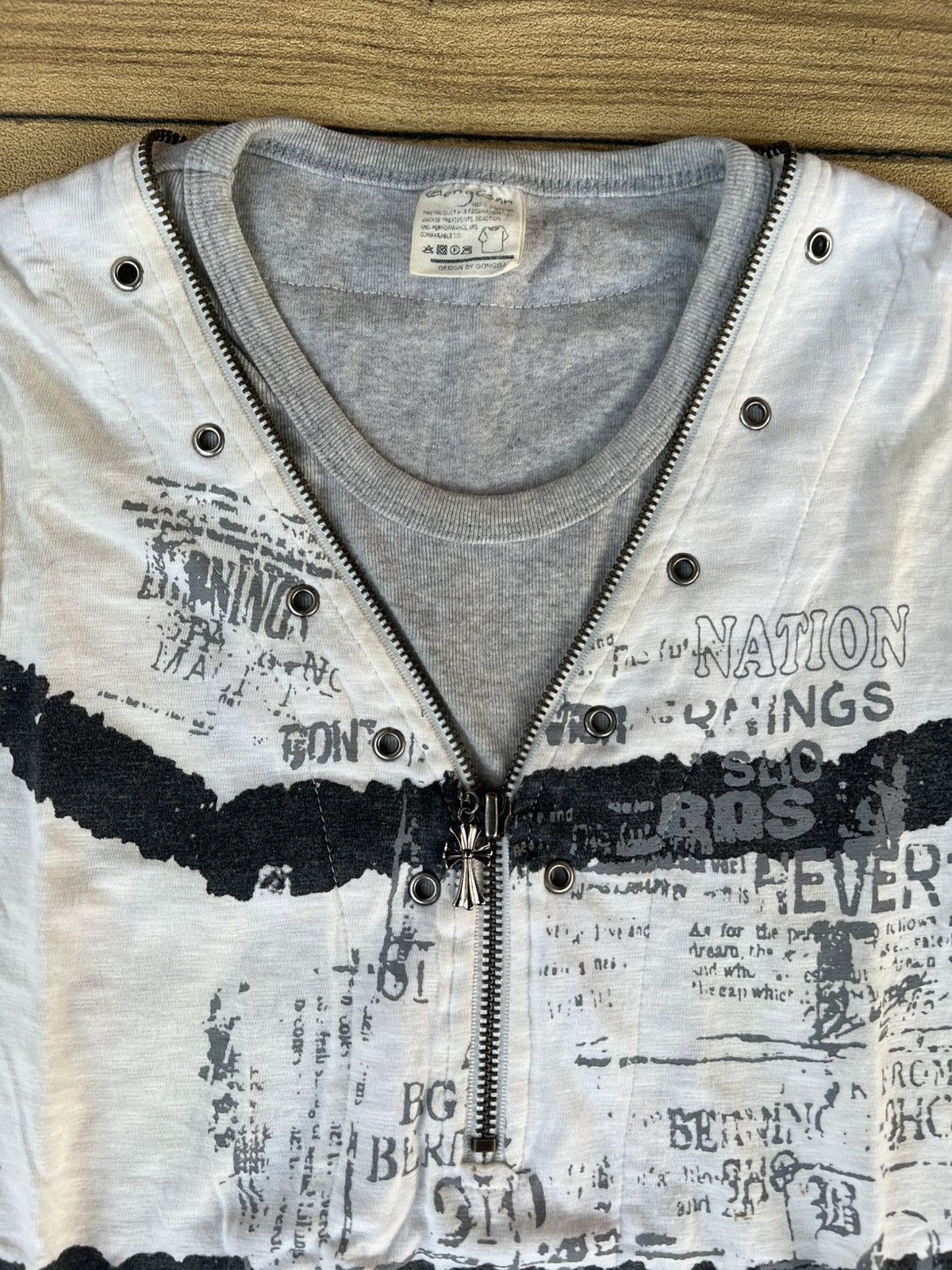Other Y2k tees if six was nine grunge print tee Size US M / EU 48-50 / 2 - 3 Thumbnail