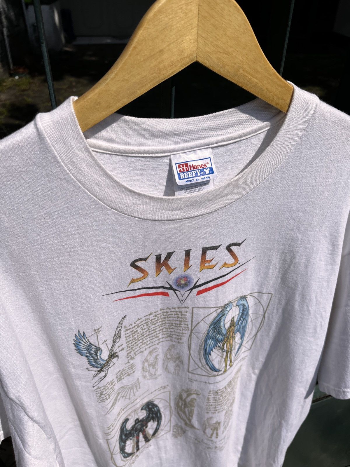 Vintage 1990s Sega Skies Unreleased Game Promo Tee VERY RARE Size US XL / EU 56 / 4 - 5 Thumbnail