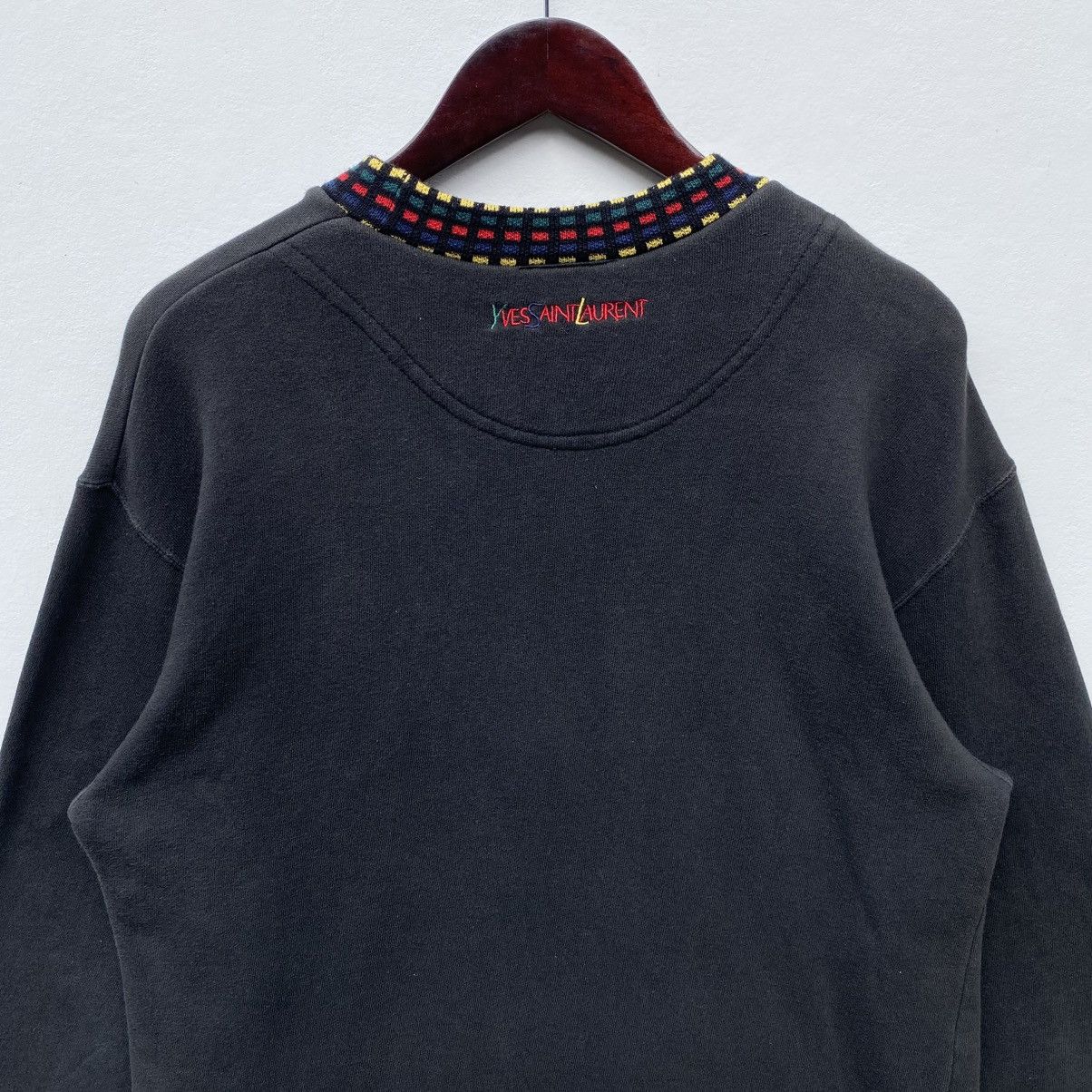 Yves Saint Laurent Vintage Yves Saint Laurent Sweatshirt Embroidery Logo YSL Size US L / EU 52-54 / 3 - 7 Thumbnail