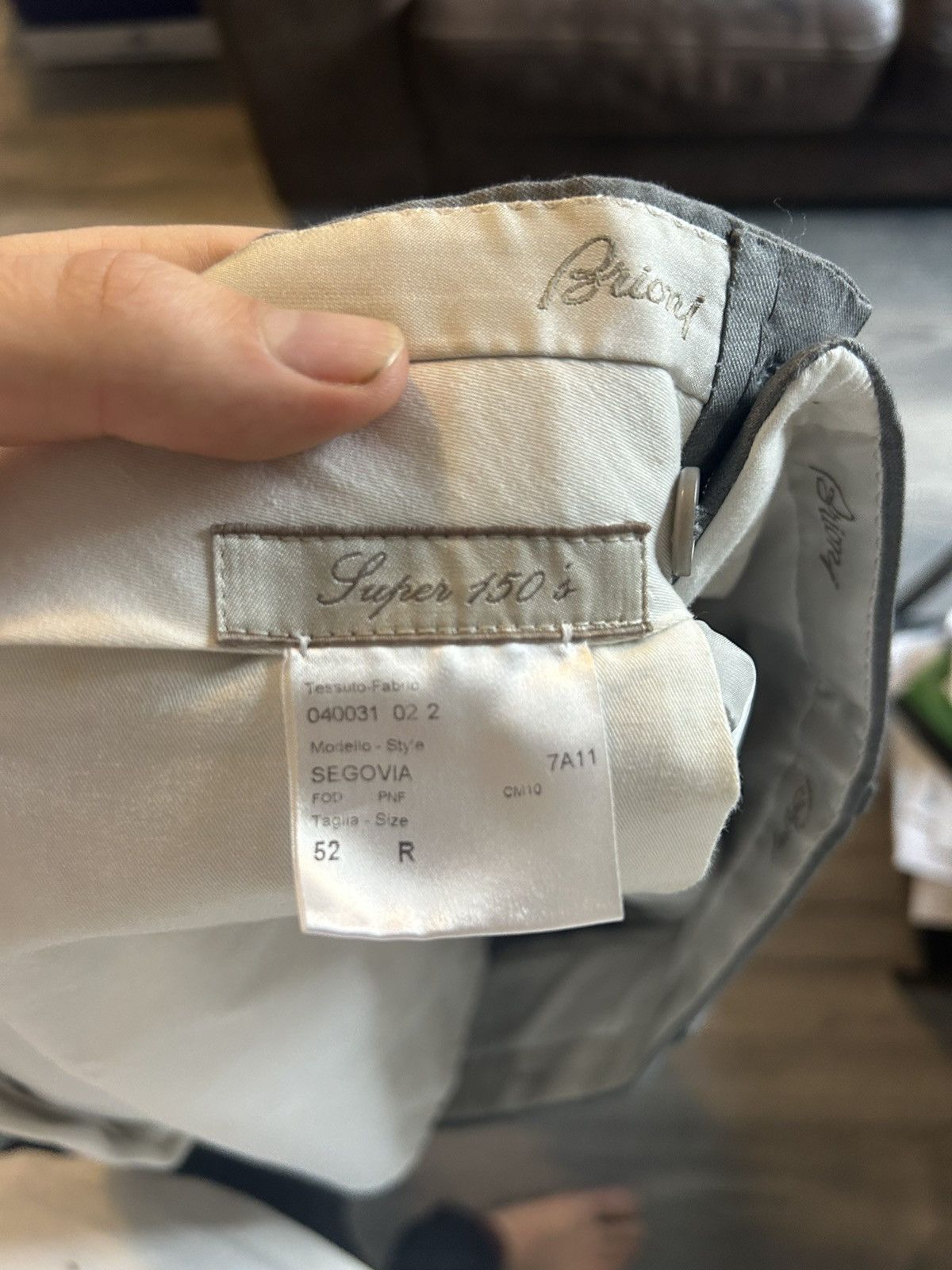 Brioni Super 150’s Segovia Pants Size US 38 / EU 54 - 15 Thumbnail