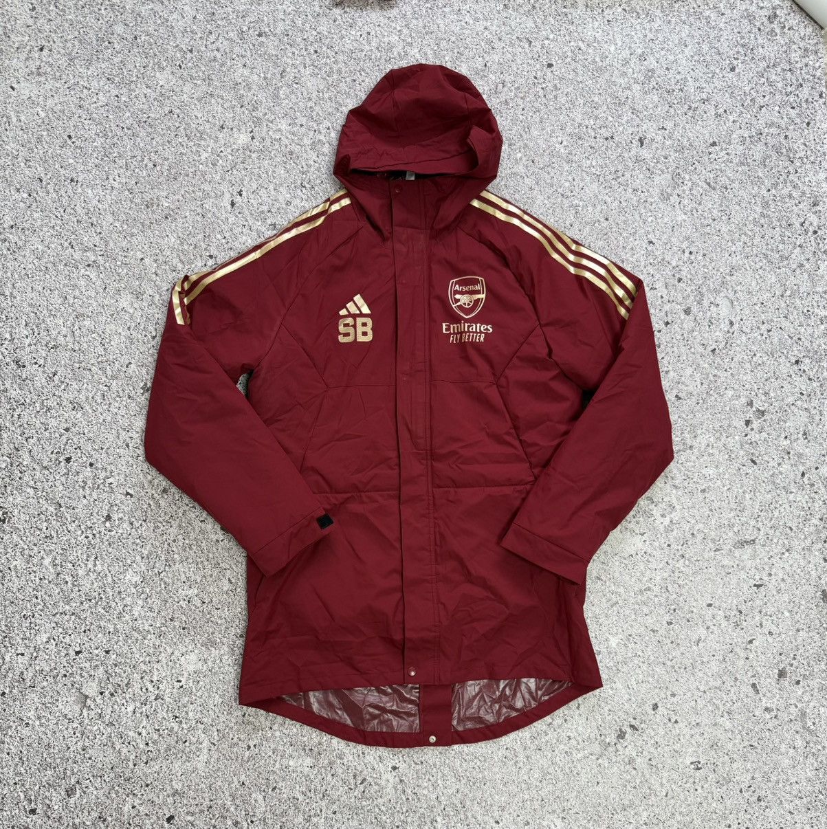 Adidas Arsenal Adidas 2023 2024 Stadium Parka Training Jacket Size US M / EU 48-50 / 2 - 2 Thumbnail