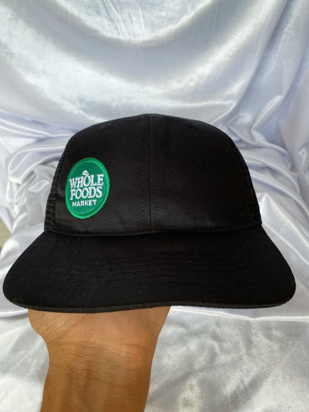 Other Whole Foods Market Hat Ball Cap ONE SIZE Black Structured Size ONE SIZE - 5 Thumbnail
