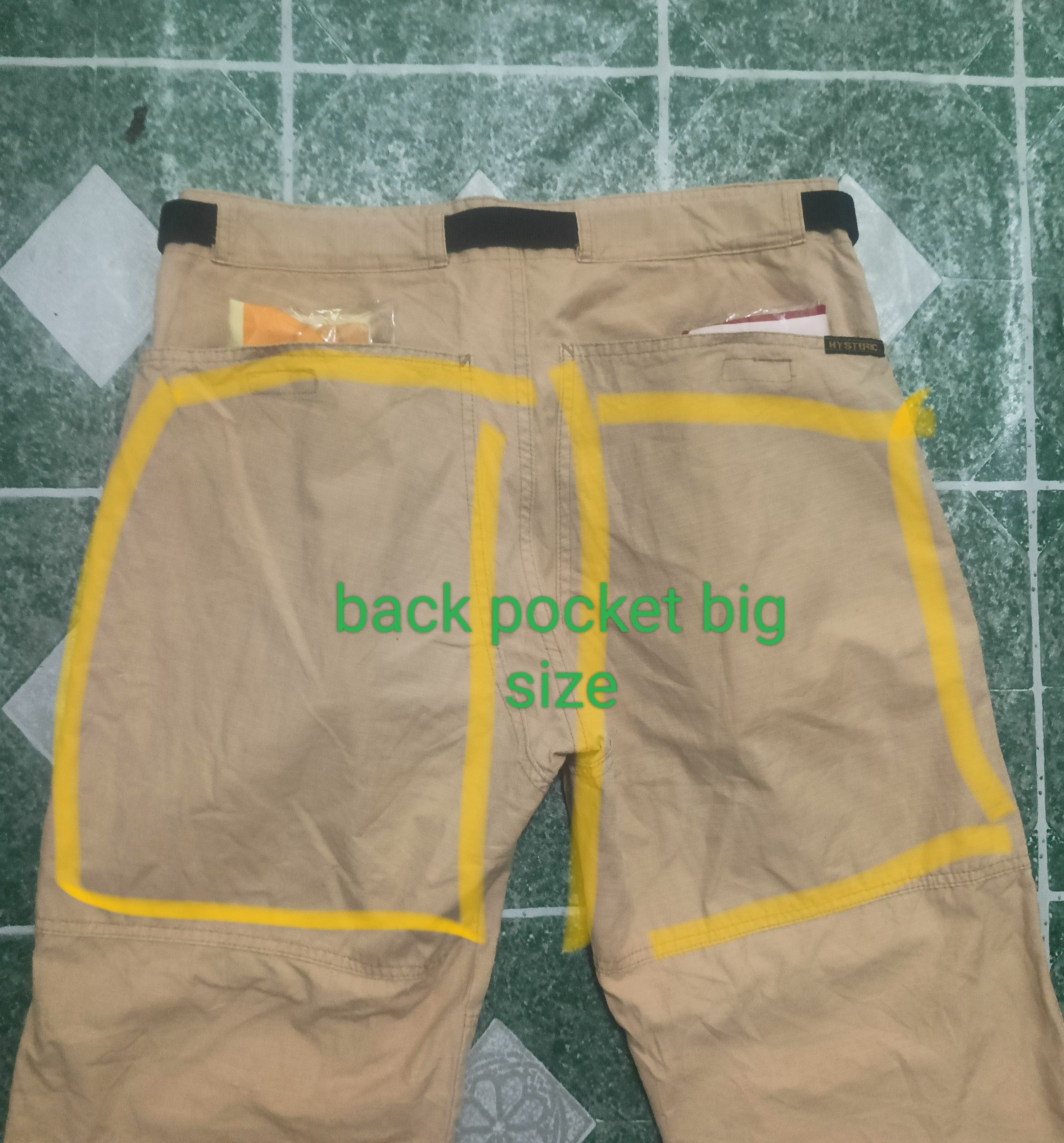 Hysteric Glamour Hysteric Glamour Double Knee Pocket Big Size With Belt Size US 32 / EU 48 - 19 Thumbnail