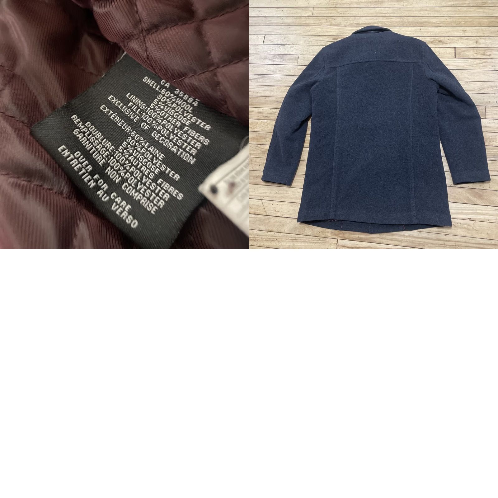 Cole Haan Cole Haan Signature Men M Classic Collared Wool Blend Car Coat Gray Charcoal Jacket Coat Size US M / EU 48-50 / 2 - 11 Thumbnail