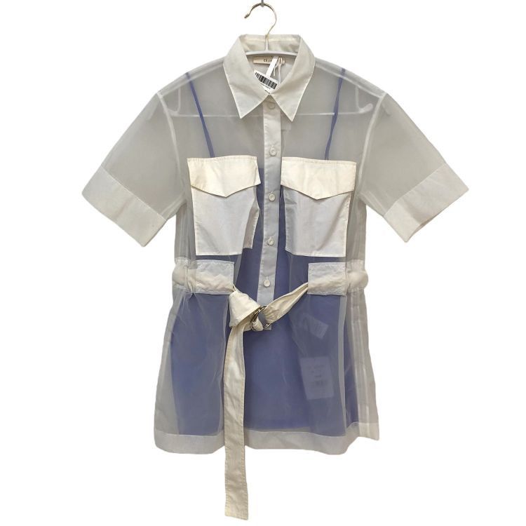 Celine Celine Sheer Button Up Shirt Size 34 Size XS / US 0-2 / IT 36-38 - 1 Thumbnail