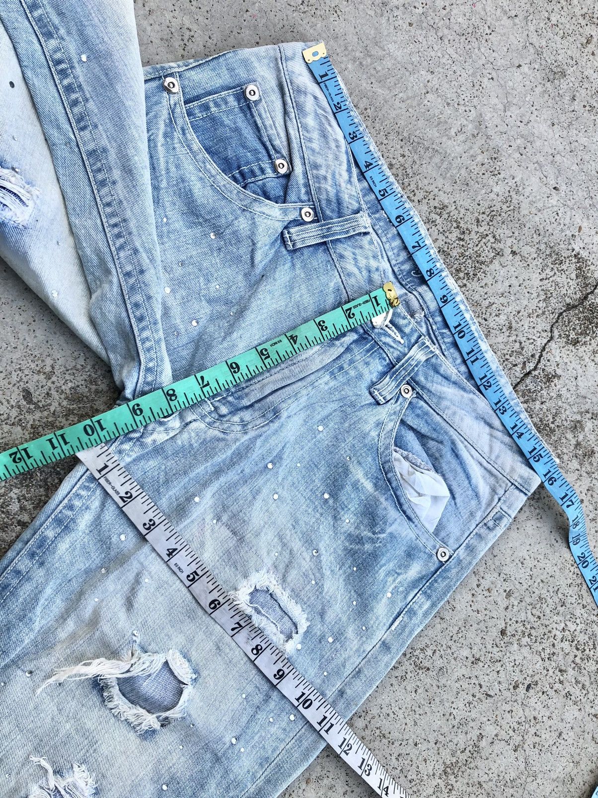 Other BEADS DISTRESSED DENIM Size 32" / US 10 / IT 46 - 13 Thumbnail
