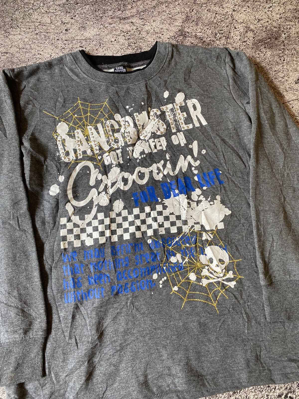 Hysteric Glamour × If Six Was Nine × Japanese Brand Y2k Gang Buster ifsixwasnine punk sweatshirt Size US M / EU 48-50 / 2 - 2 Thumbnail