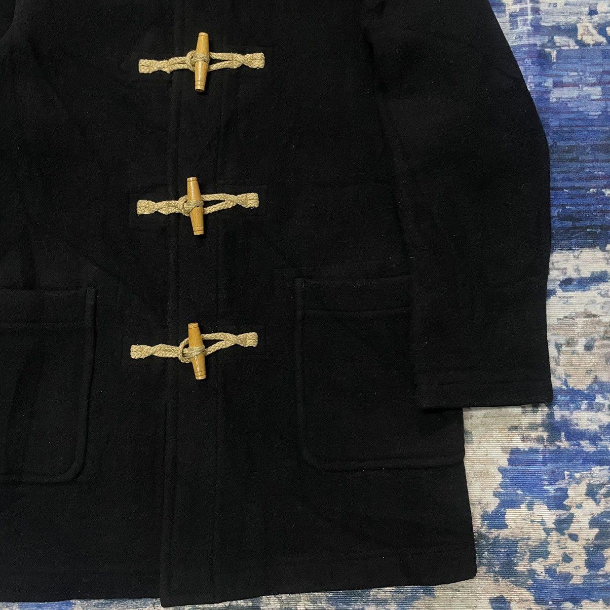 Uniqlo 🇯🇵 Vintage Uniqlo Wool Hooded Duffle Long Coat Button Jacket Size US M / EU 48-50 / 2 - 4 Thumbnail