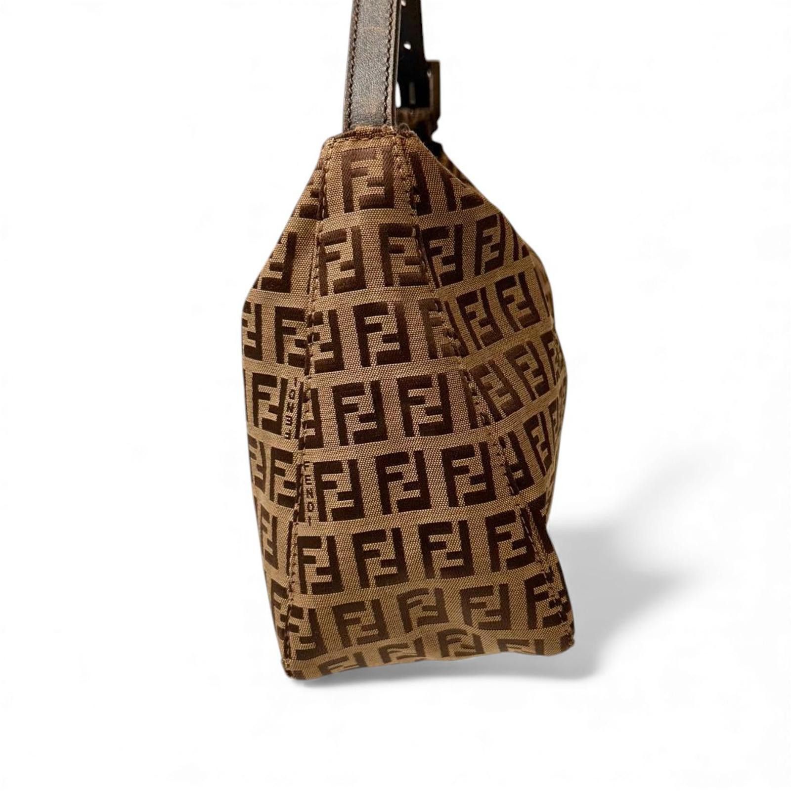 Fendi Fendi - Vintage FF Logo Canvas Shoulder Bag Size ONE SIZE - 7 Thumbnail
