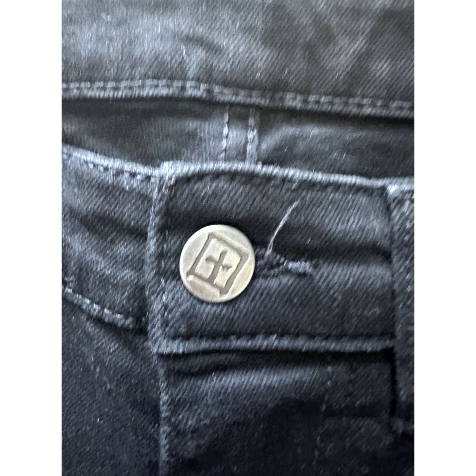 Ksubi Ksubi Jeans Skinny Men 30 Black Denim 5-Pocket Mid Rise 32.5 Inseam Button Waist 15” Size US 30 / EU 46 - 5 Thumbnail