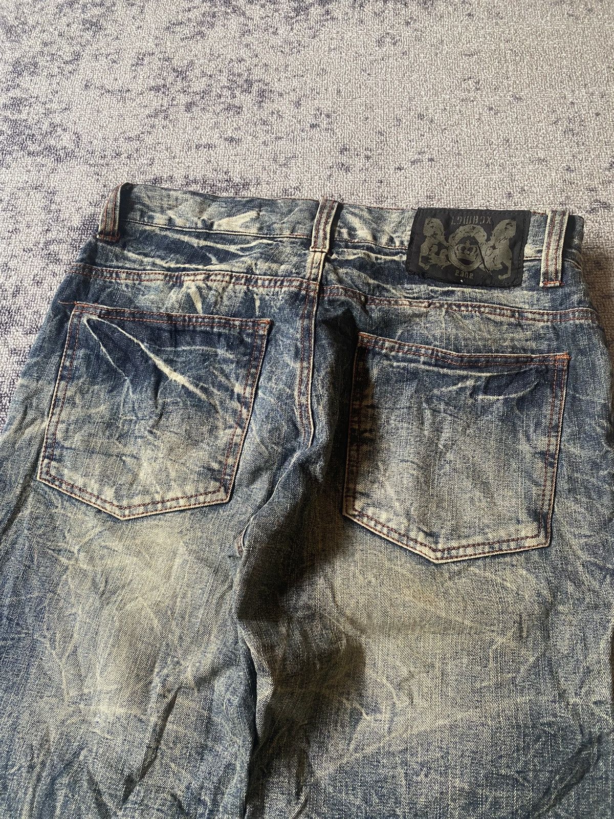 LOWBOX Y2k Lowbox D-Blu distressed ifsixwasnine bootcut jeans Size US 32 / EU 48 - 8 Thumbnail