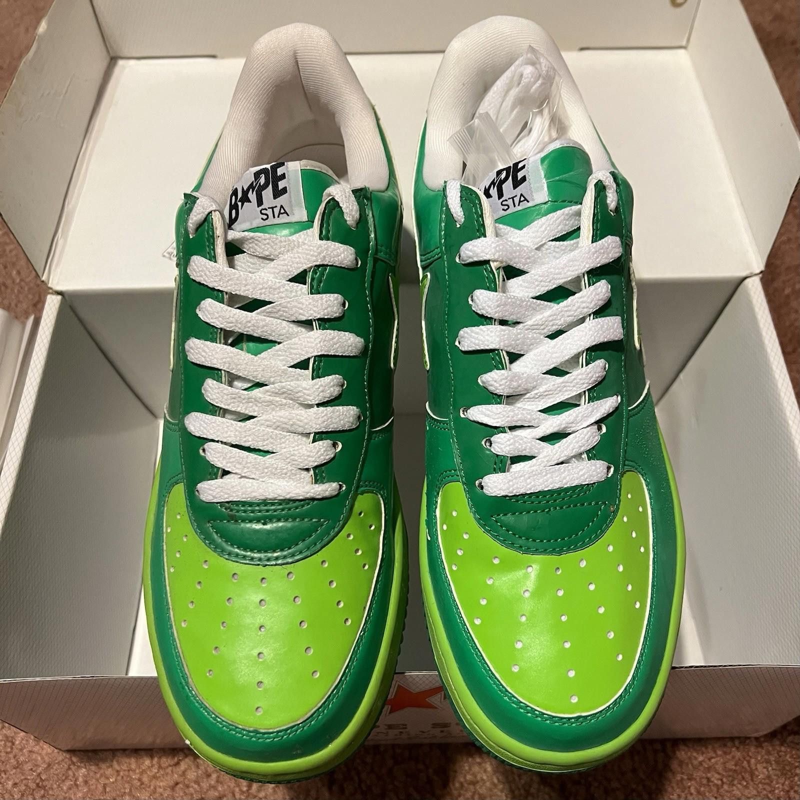 Bape A Bathing Ape Bapesta FS-001 Patent Leather #464 Size US 10 / EU 43 - 1 Thumbnail